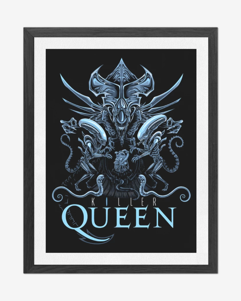 Cuadro decorativo Negro de Alien Queen