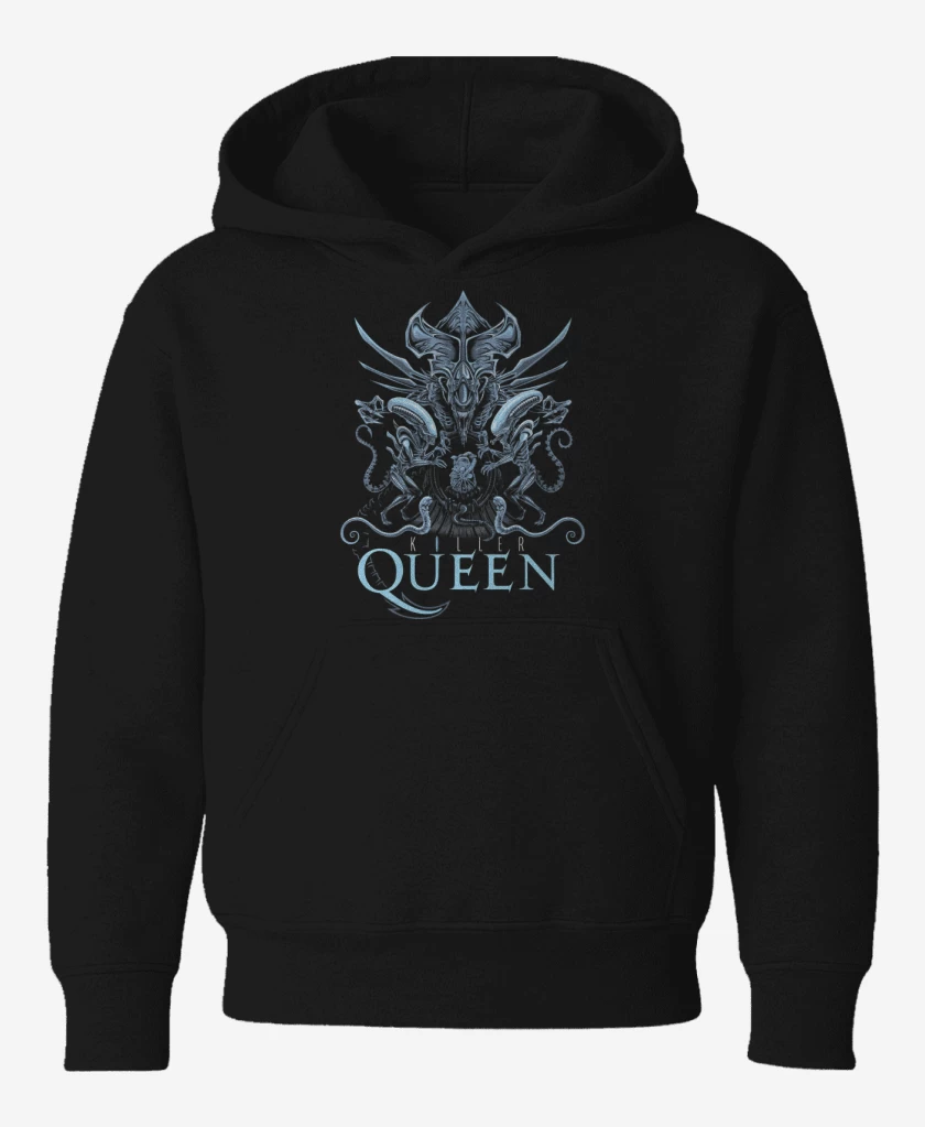 Poleron de niño Negro de Alien Queen