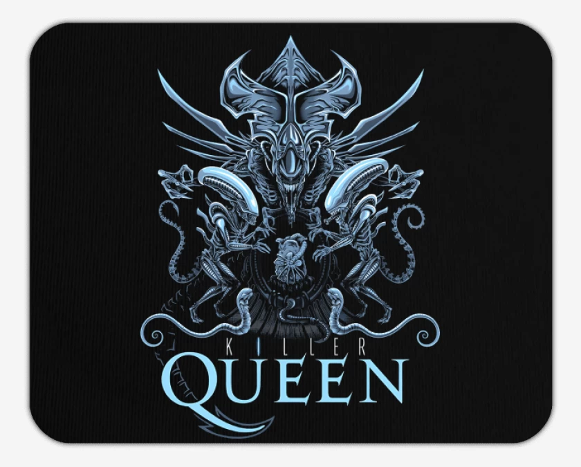 Mousepad Negro de Alien Queen