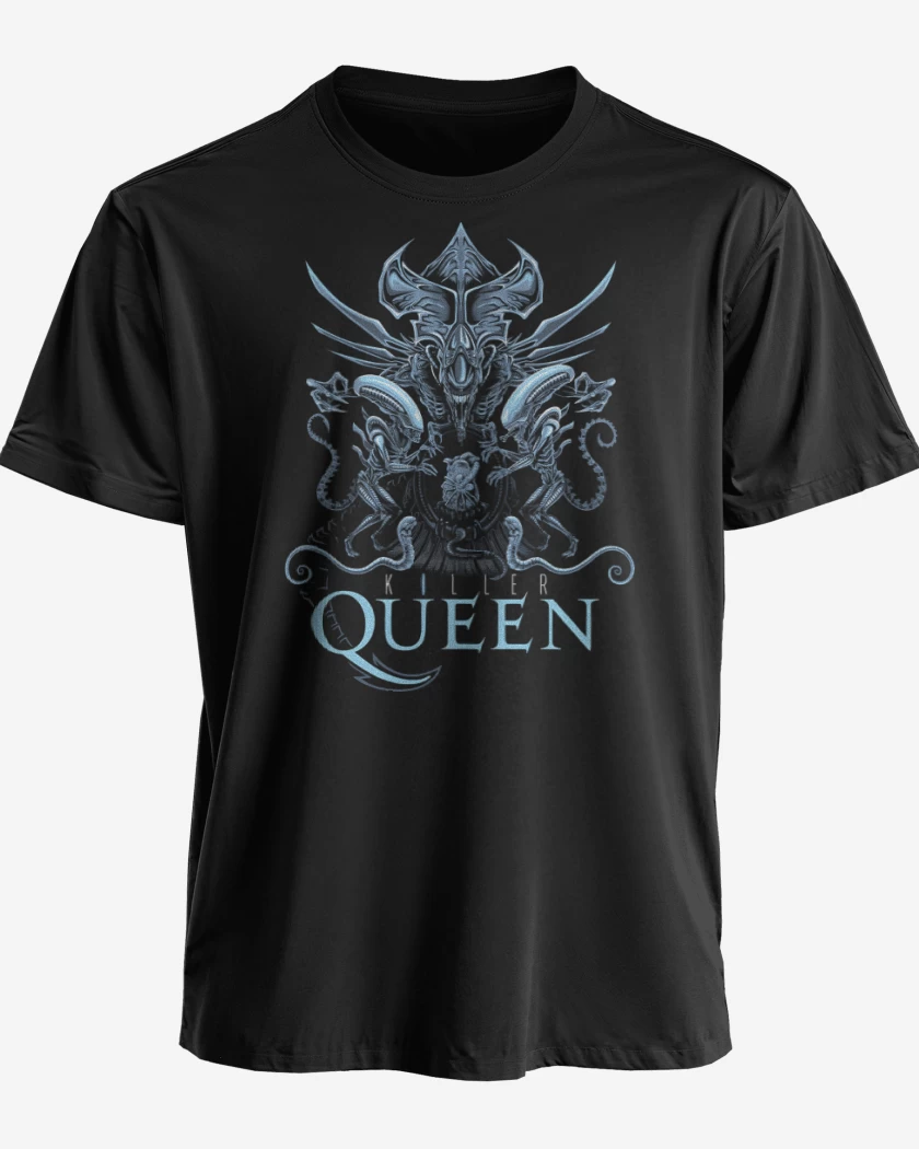 Polera premium Negro de Alien Queen