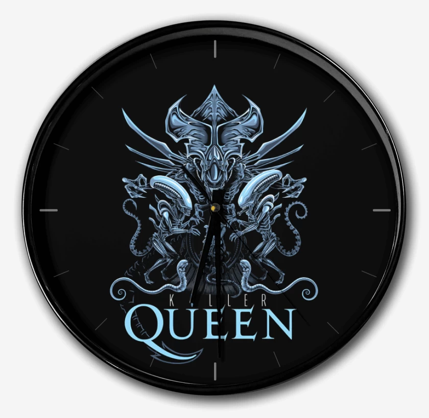 Reloj Negro de Alien Queen