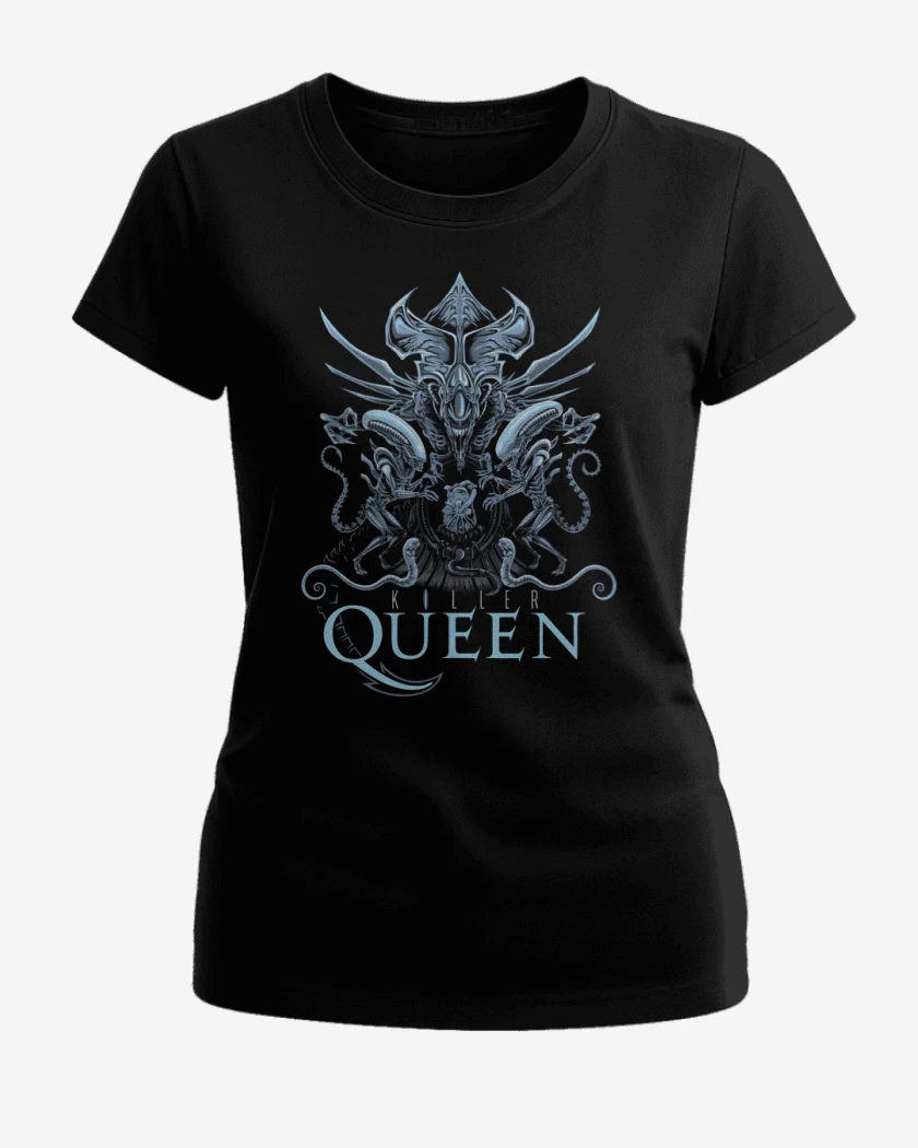 Polera de Mujer Negro de Alien Queen