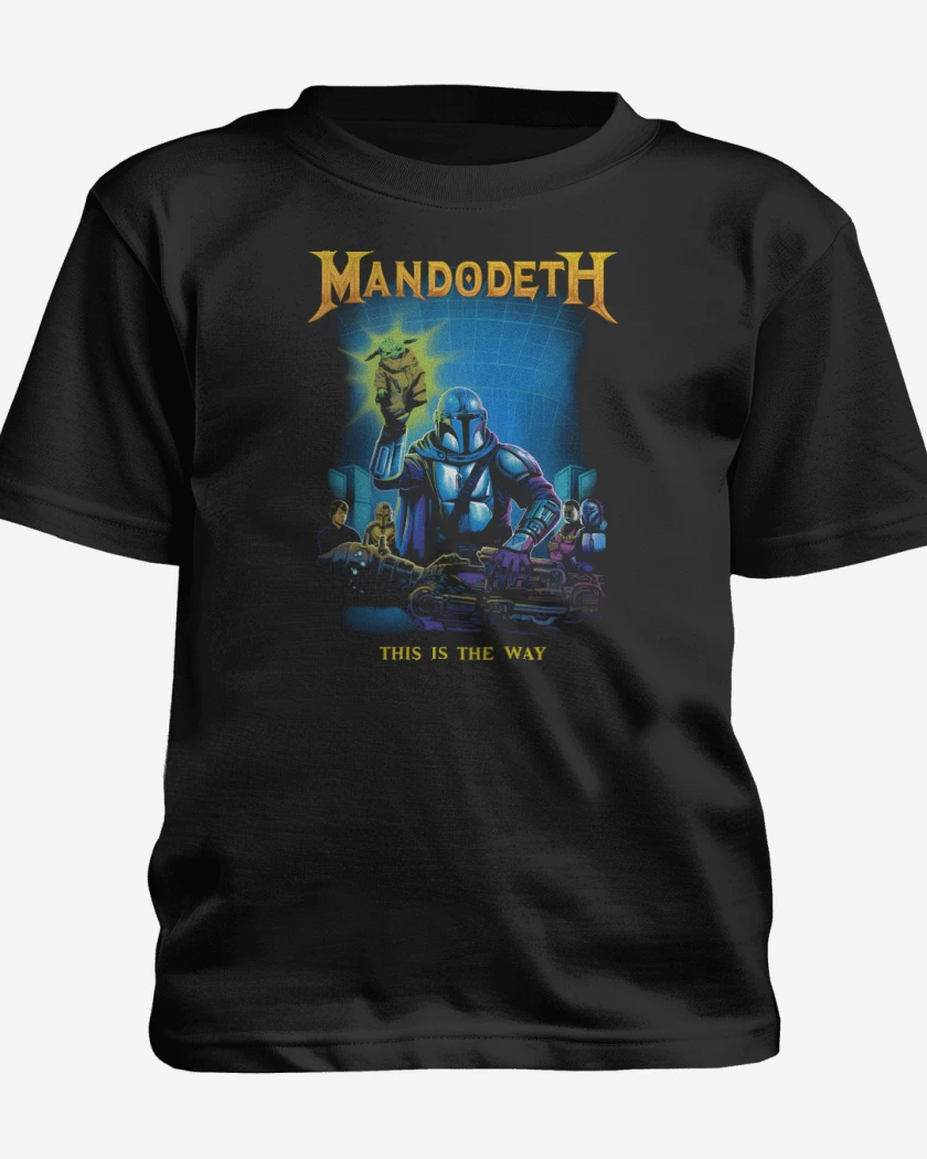 Polera de niño Negro de Mandodeth