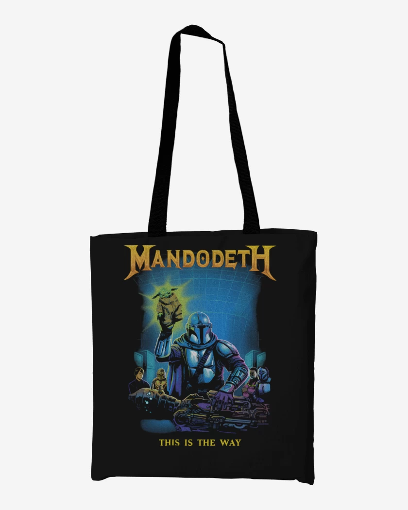 Totebag Negro de Mandodeth
