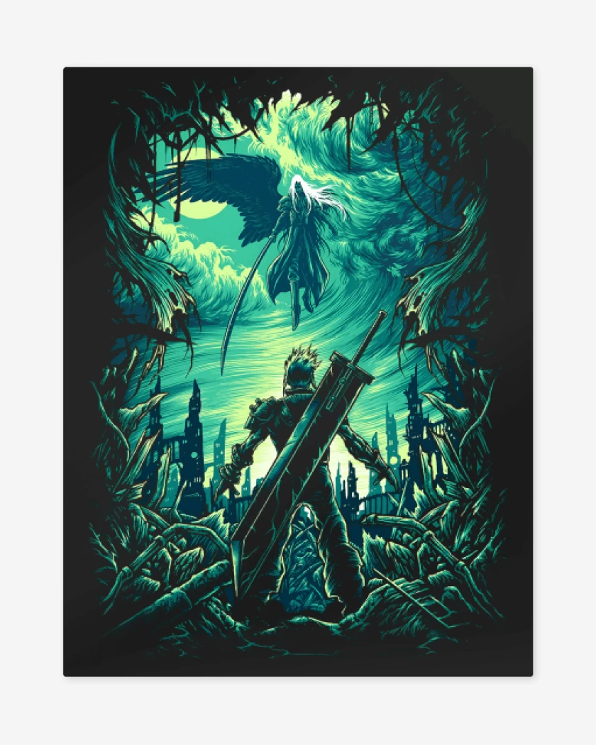 Print metalico Negro de Wicked Sephirot 