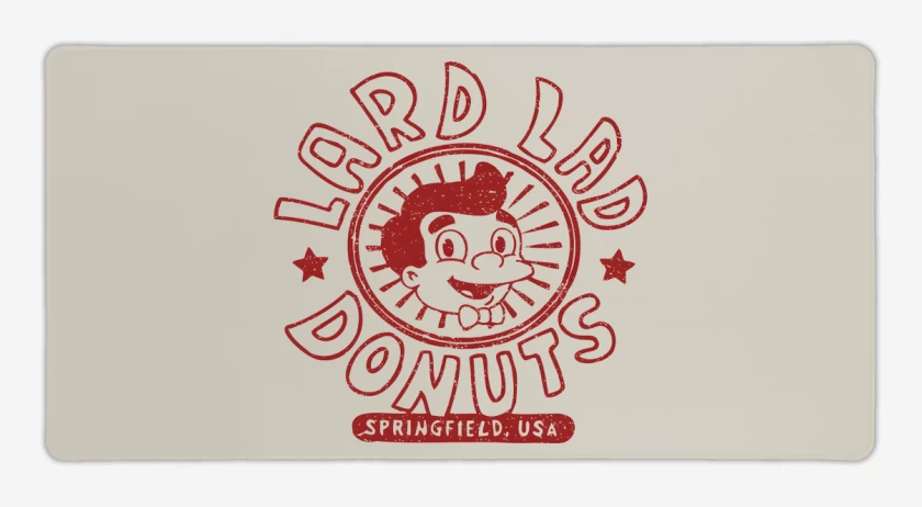 Mouse pad Gamer Beige de Lard Lad Donuts