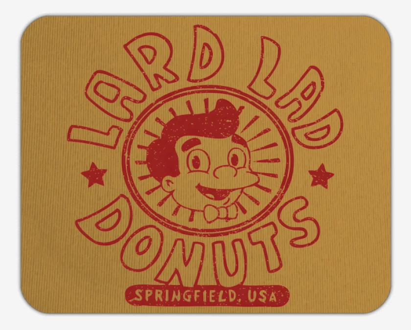 Mousepad Lard Lad Donuts