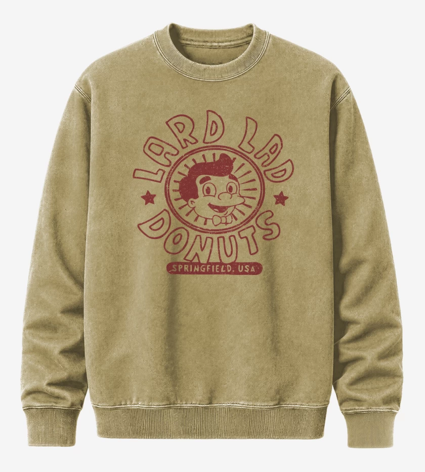 Poleron Polo Acid Wash Beige de Lard Lad Donuts