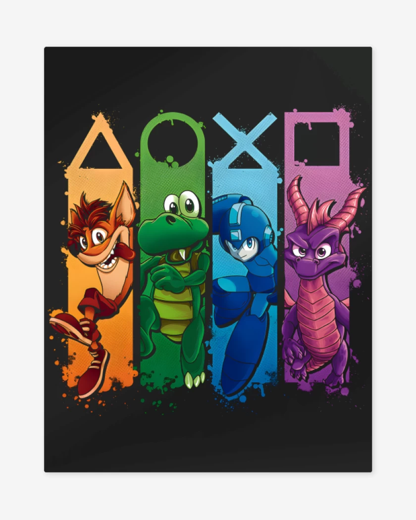Print metalico Negro de PlayMania
