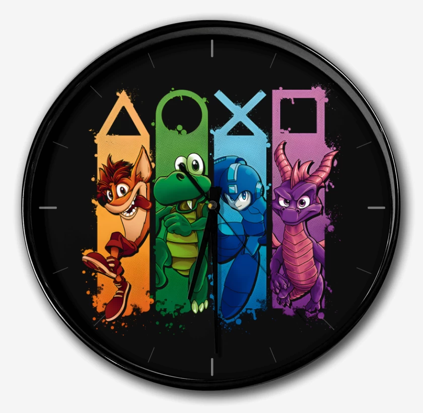 Reloj Negro de PlayMania