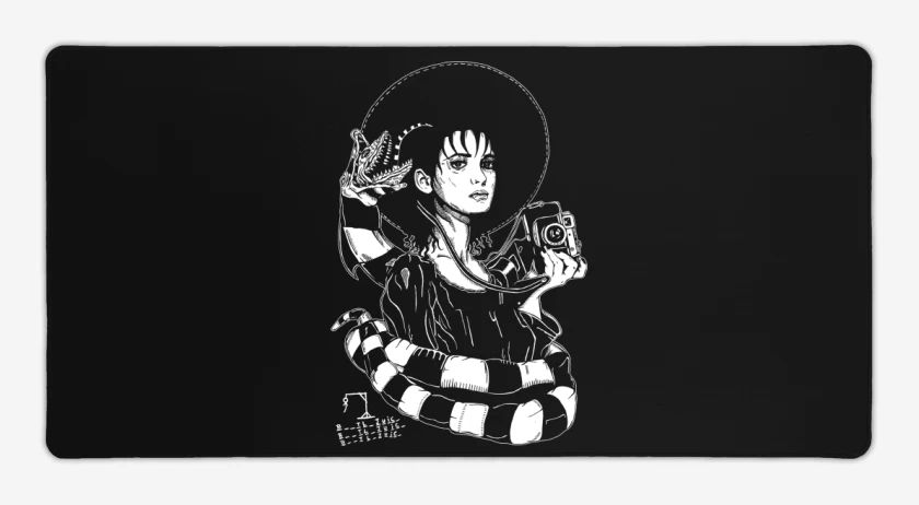 Mouse pad Gamer Negro de Lydia Beetle