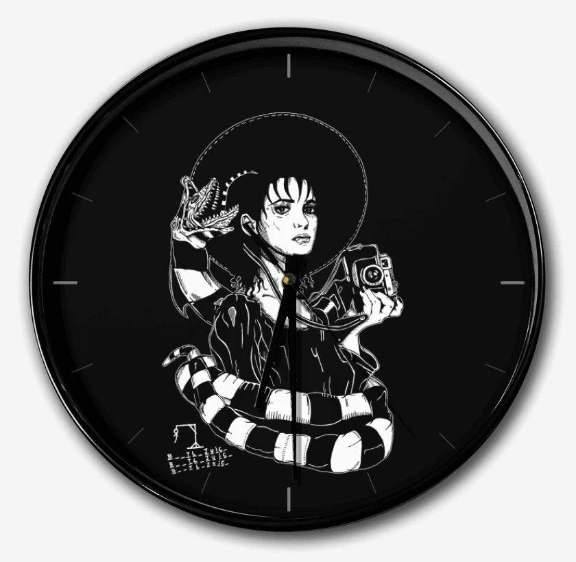 Reloj Negro de Lydia Beetle