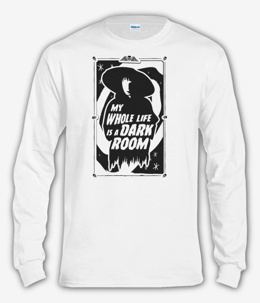 Polera manga larga Blanco de Dark Room 