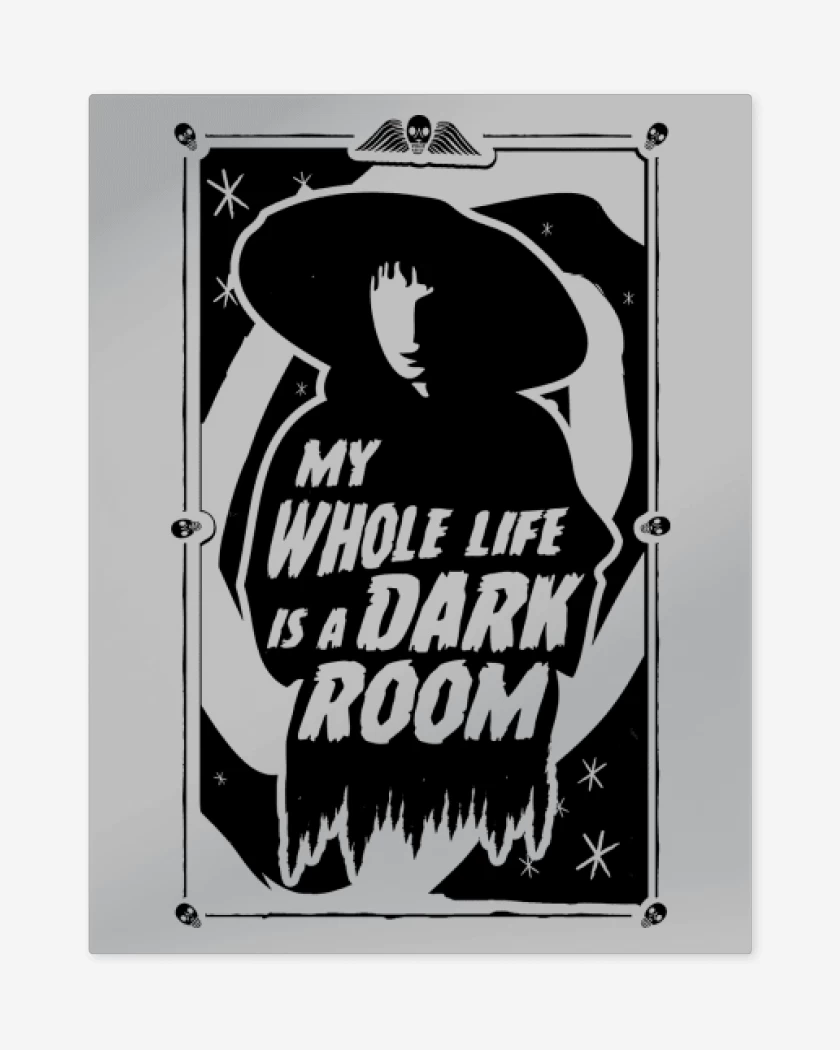 Print metalico Gris Melange de Dark Room 