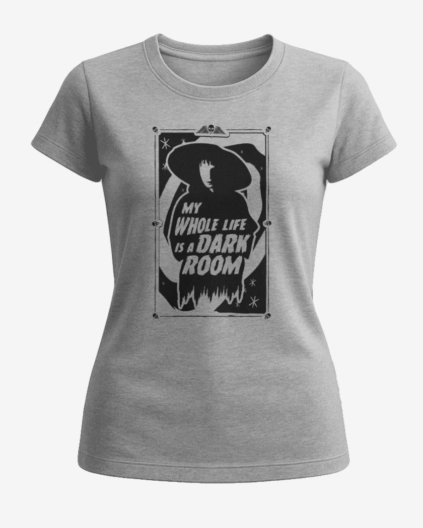 Polera de Mujer Gris Melange de Dark Room 