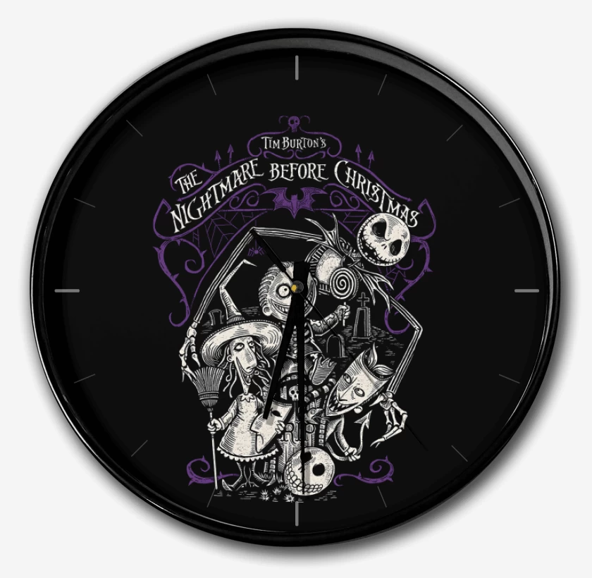 Reloj Negro de El Extraño Mundo de Jack