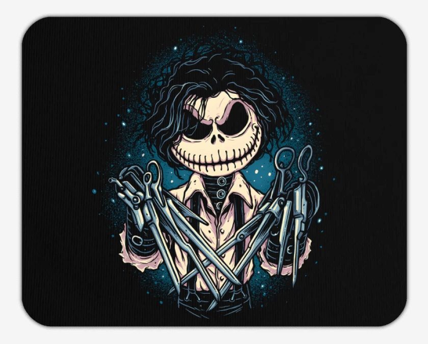 Mousepad Las Tijeras de Skellington