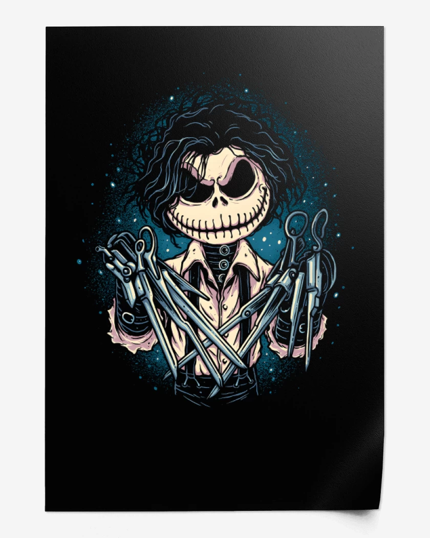 Print Las Tijeras de Skellington