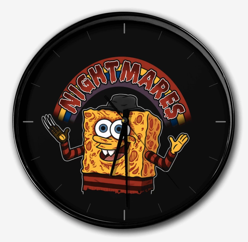 Reloj Negro de Pesadillas