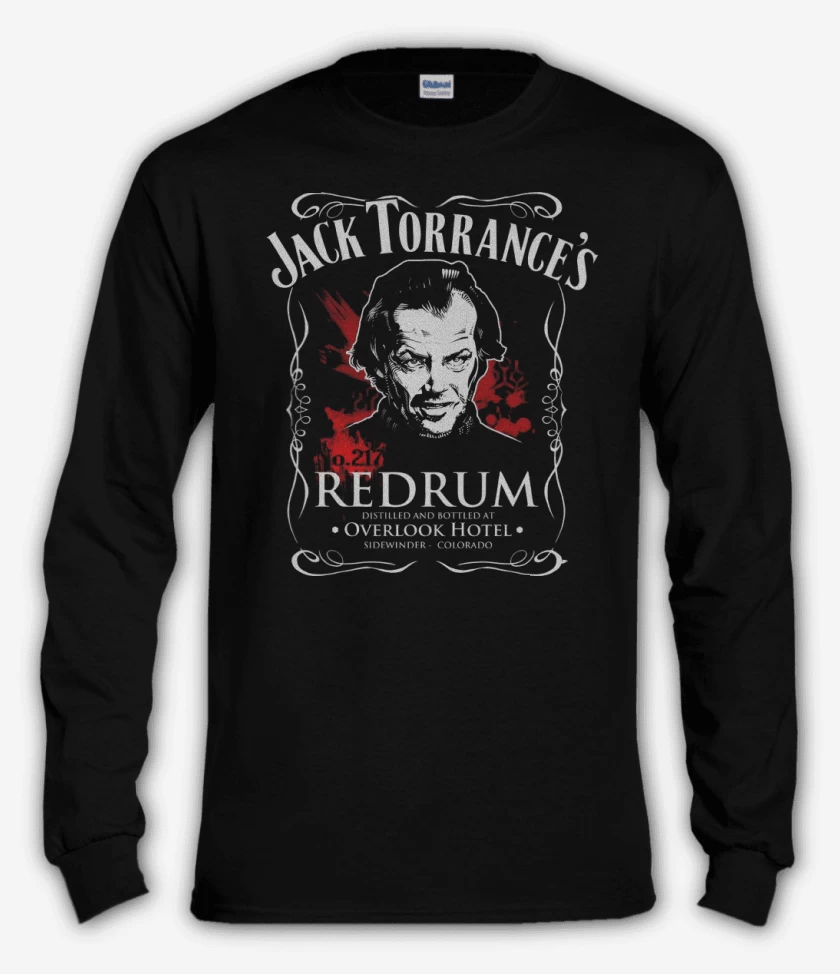 Polera manga larga Negro de Jack Torrance Drink
