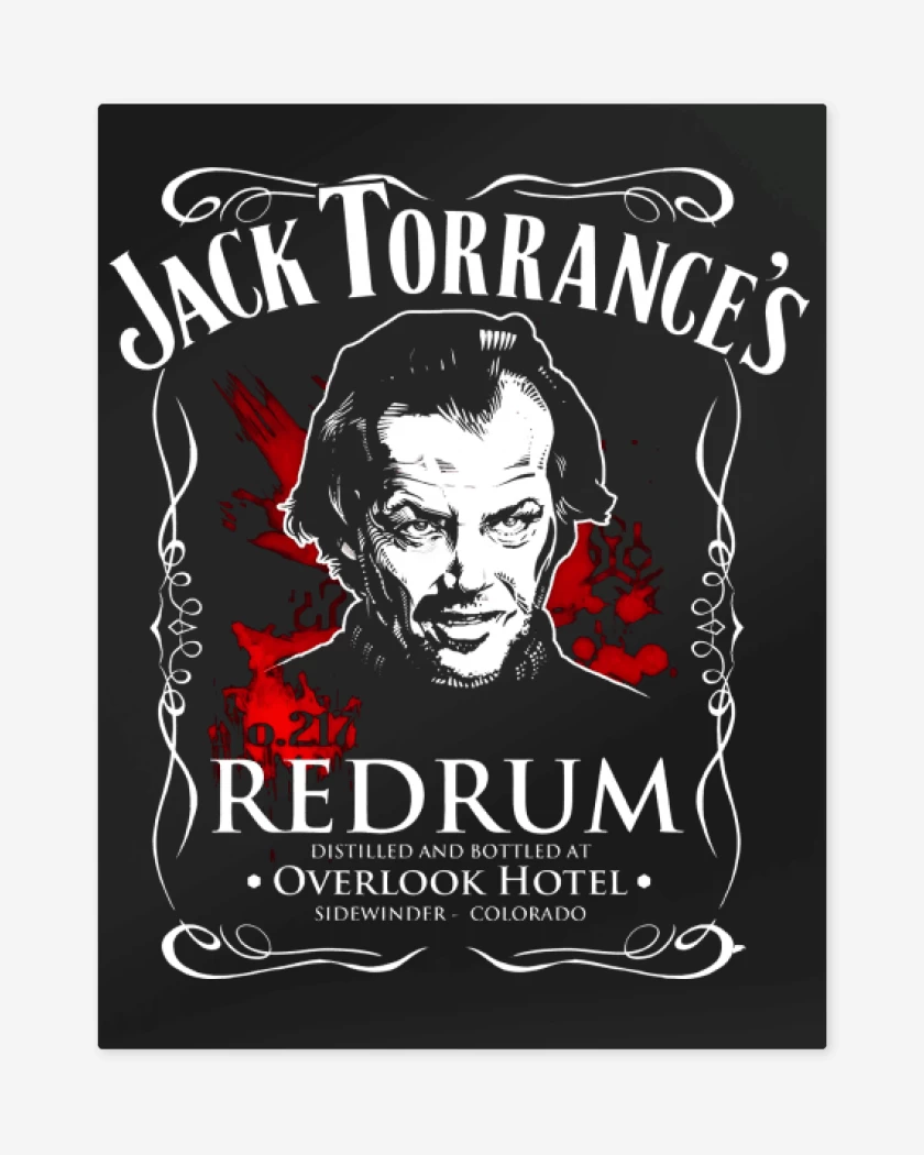Print metalico Jack Torrance Drink