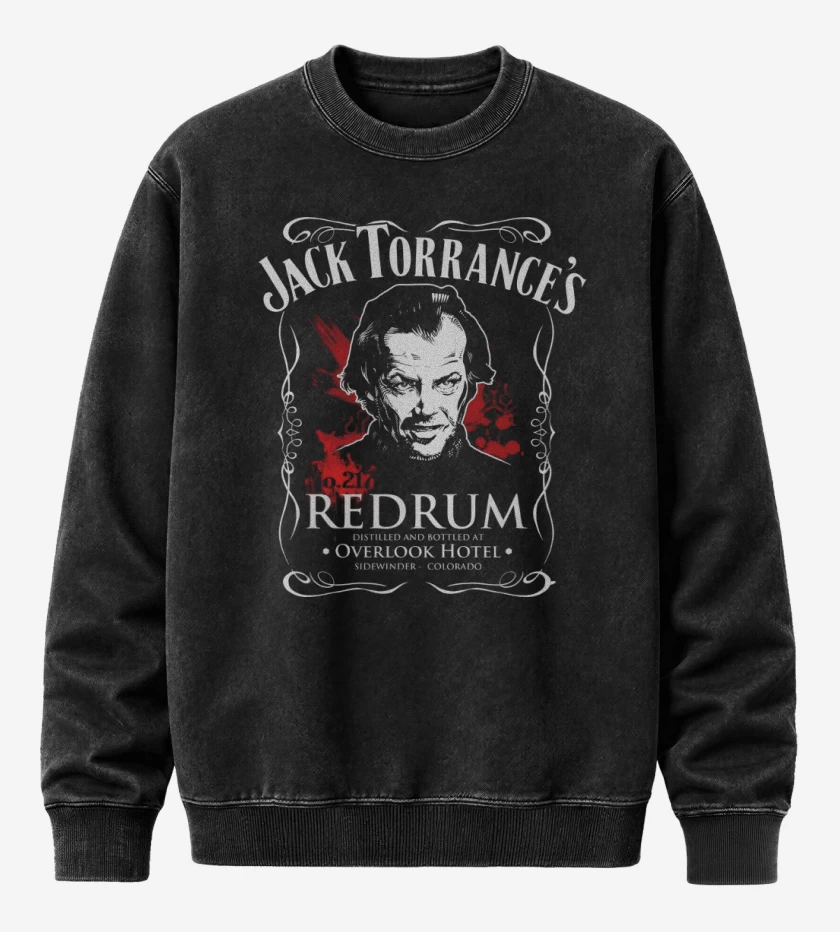 Poleron Polo Acid Wash Negro de Jack Torrance Drink