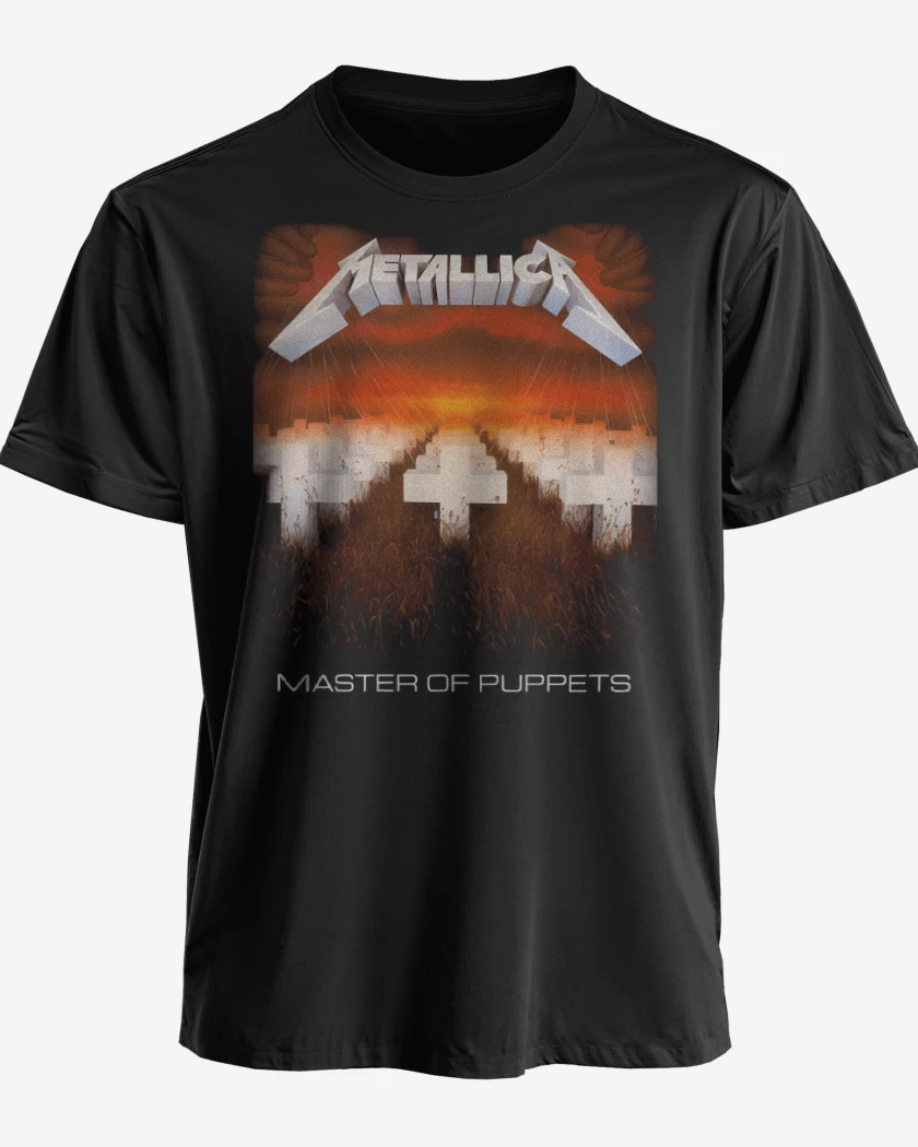 Polera premium Negro de Master of Puppets