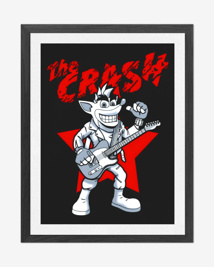 Cuadro decorativo Negro de The Crash 