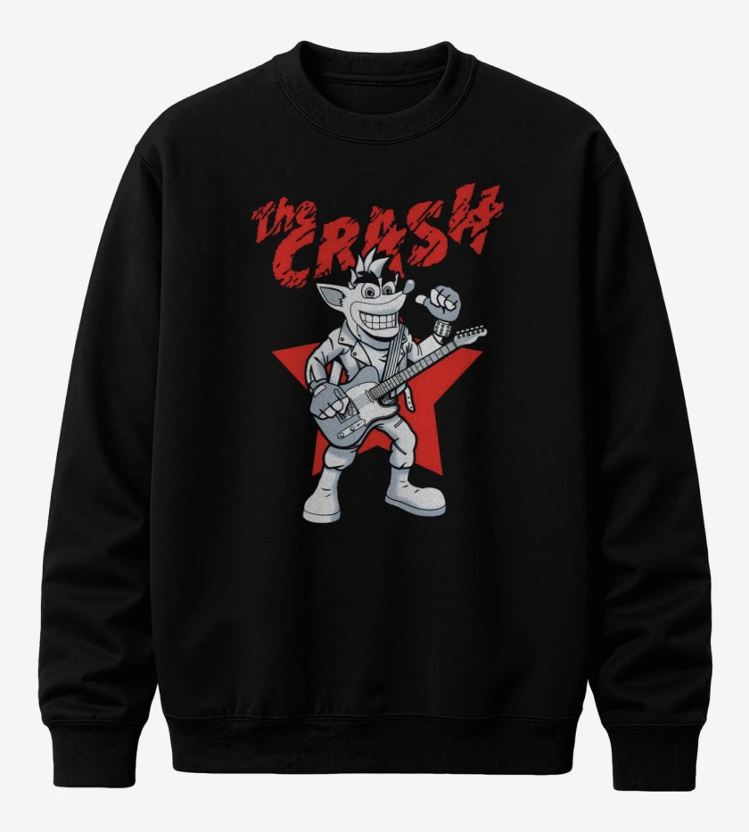 Poleron polo Negro de The Crash 