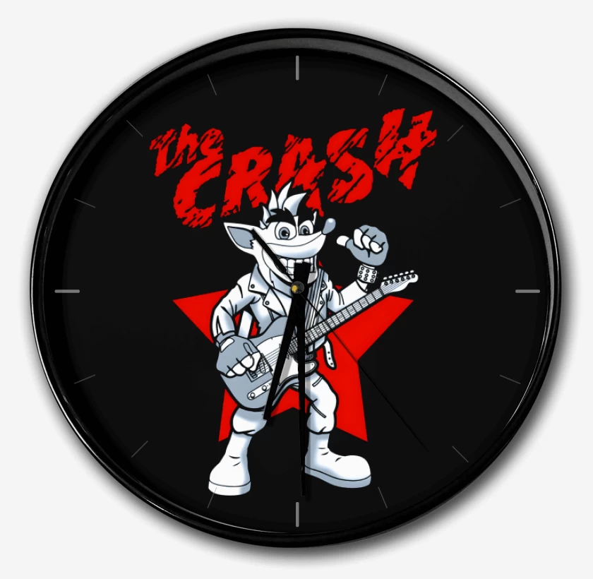 Reloj Negro de The Crash 