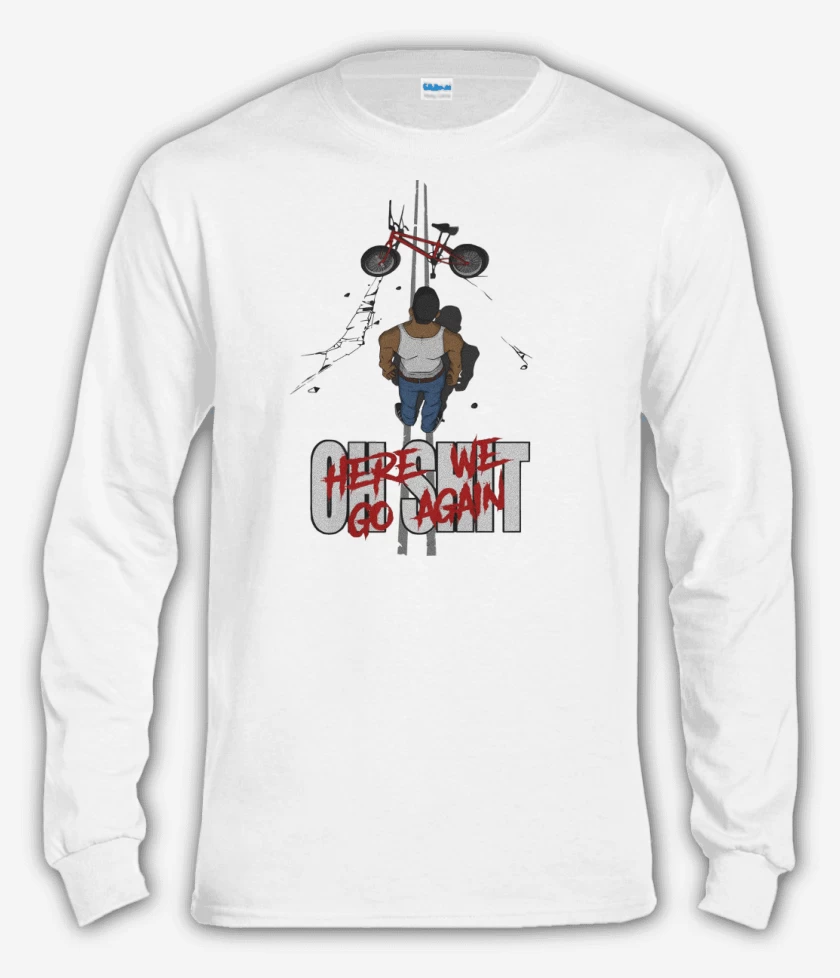 Polera manga larga Oh Shit Here We Go Again