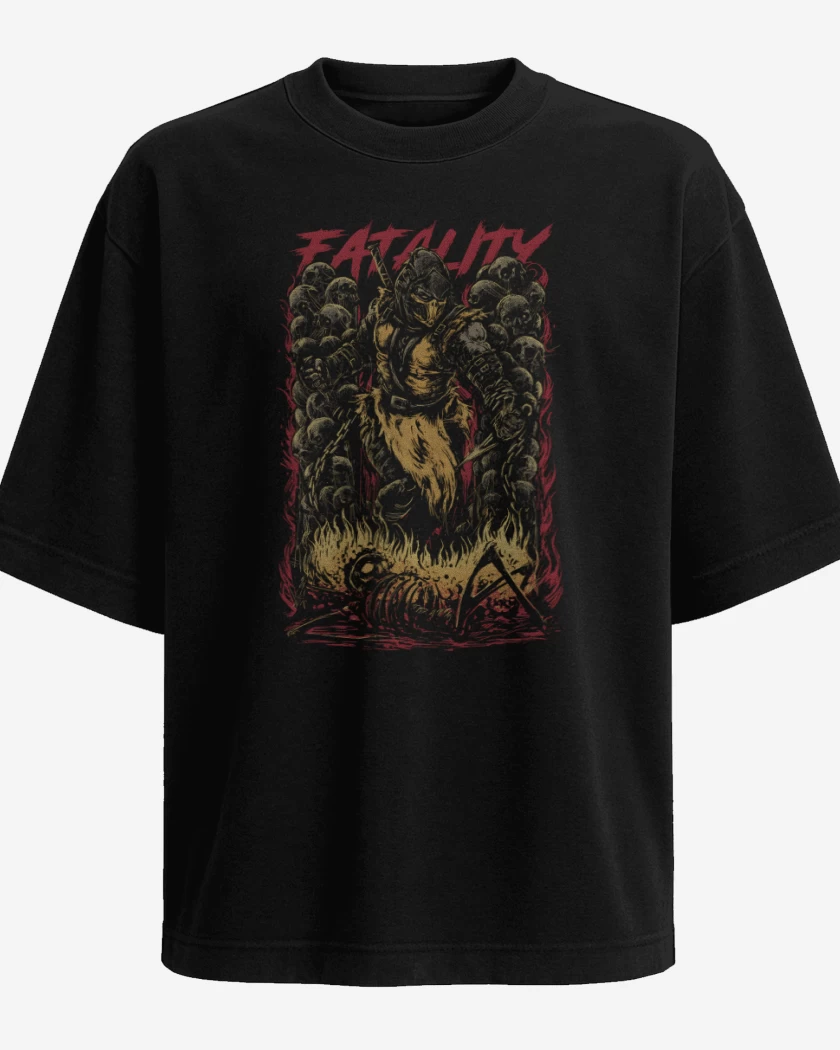 Polera Oversize Inferno Scorpion