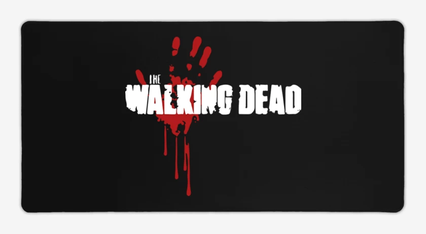 Mouse pad Gamer Negro de TWD 4