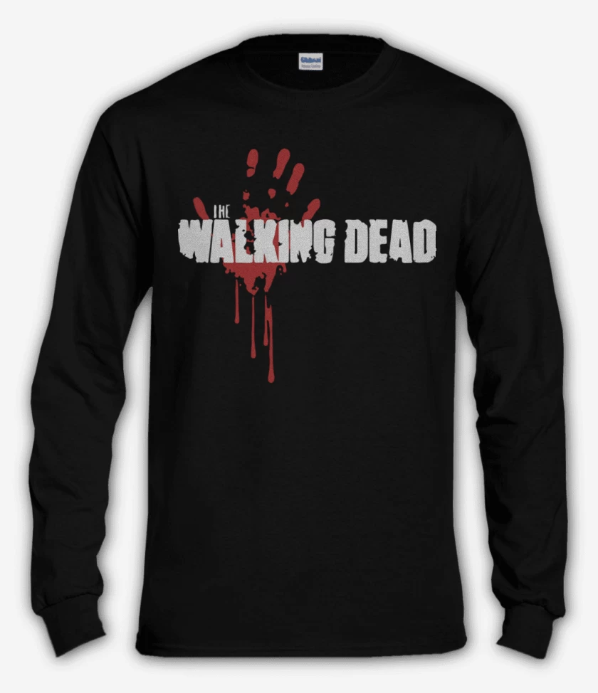 Polera manga larga Negro de TWD 4