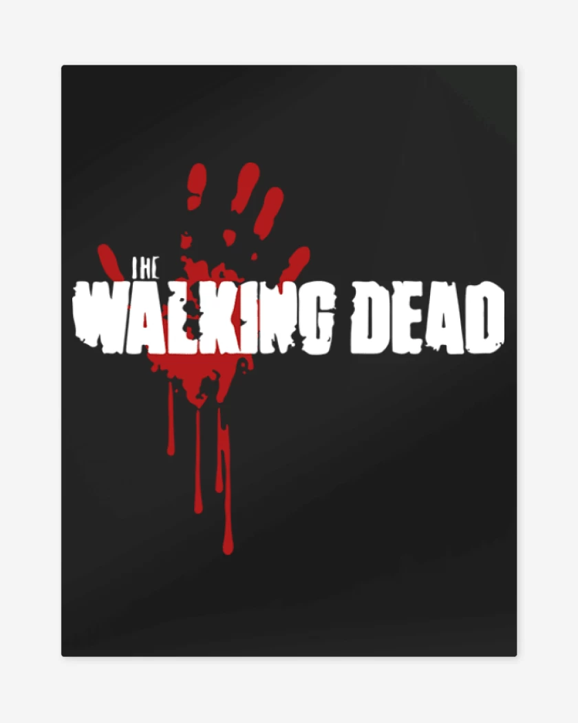 Print metalico Negro de TWD 4