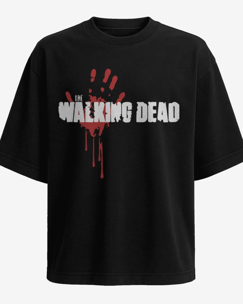 Polera Oversize Negro de TWD 4