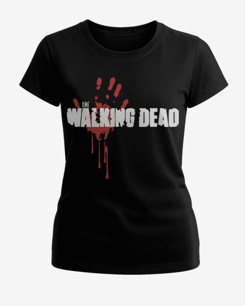 Polera de Mujer Negro de TWD 4