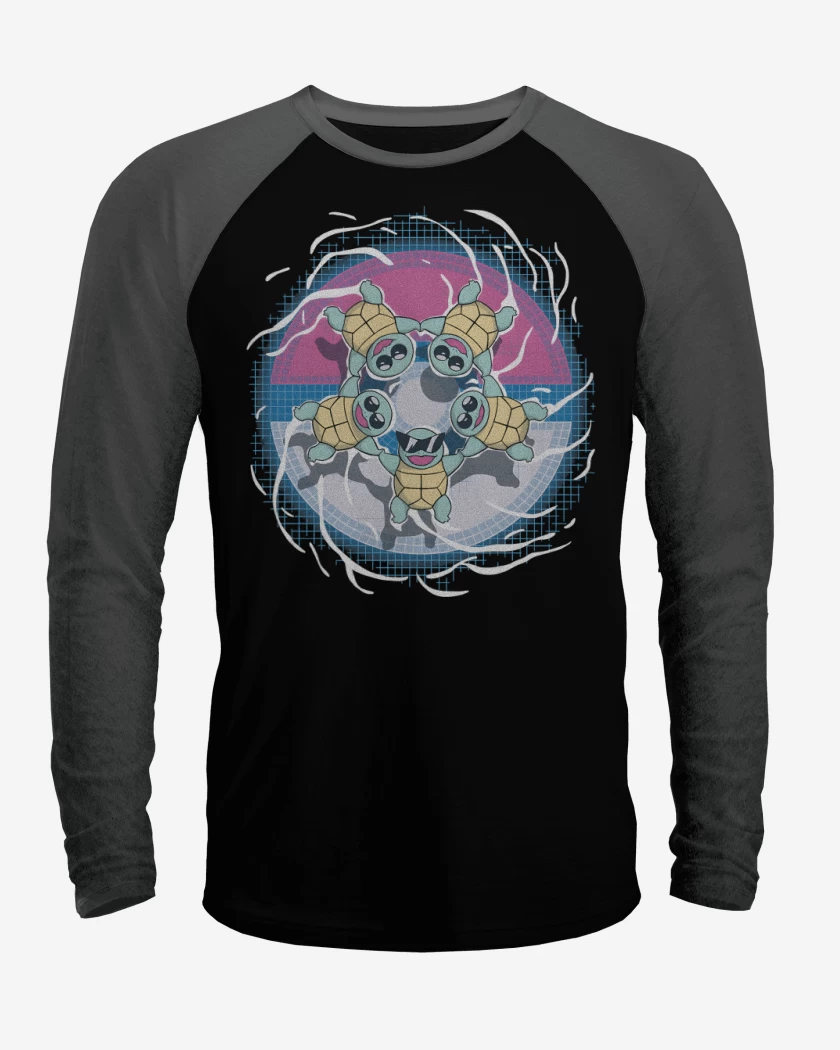 Polera Raglan Squirtle Squad