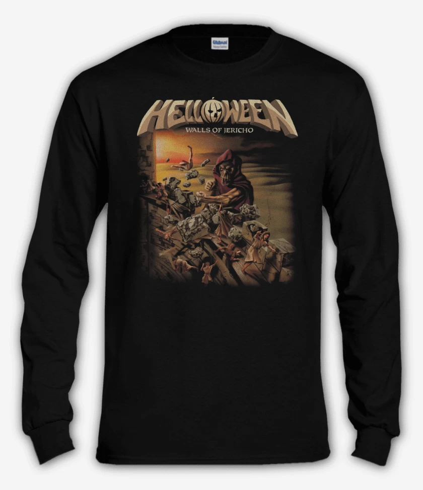 Polera manga larga Walls of Jericho
