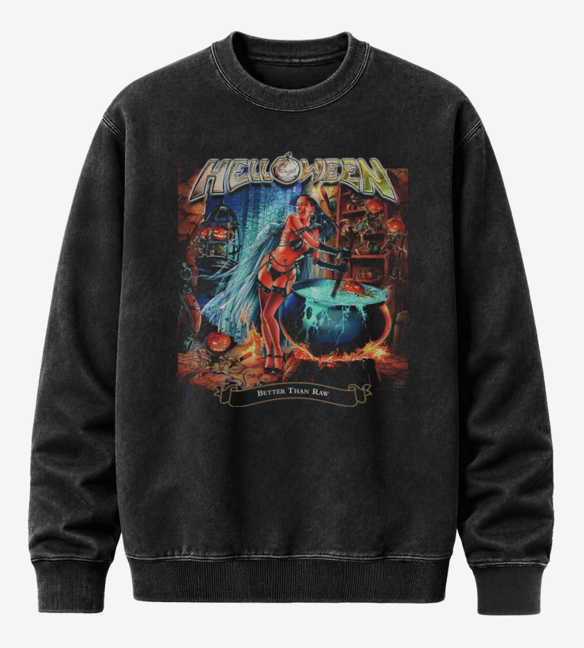 Poleron Polo Acid Wash Negro de Better Than Raw