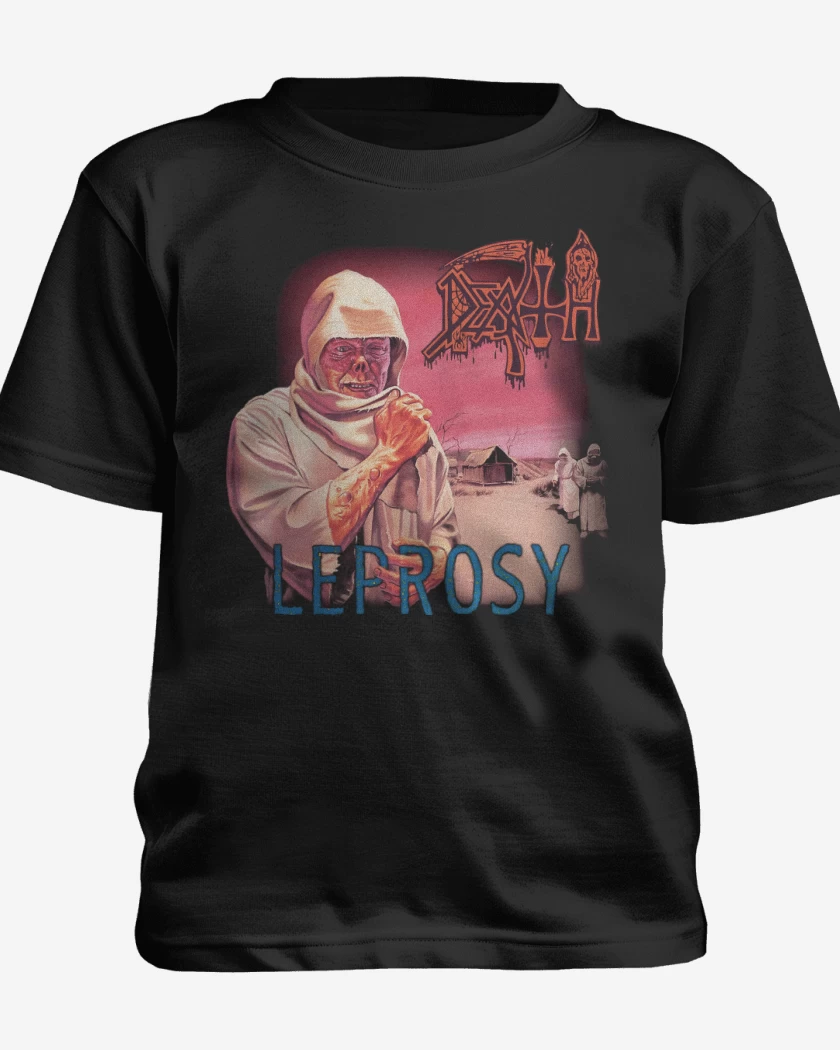 Polera de niño Negro de Leprosy 