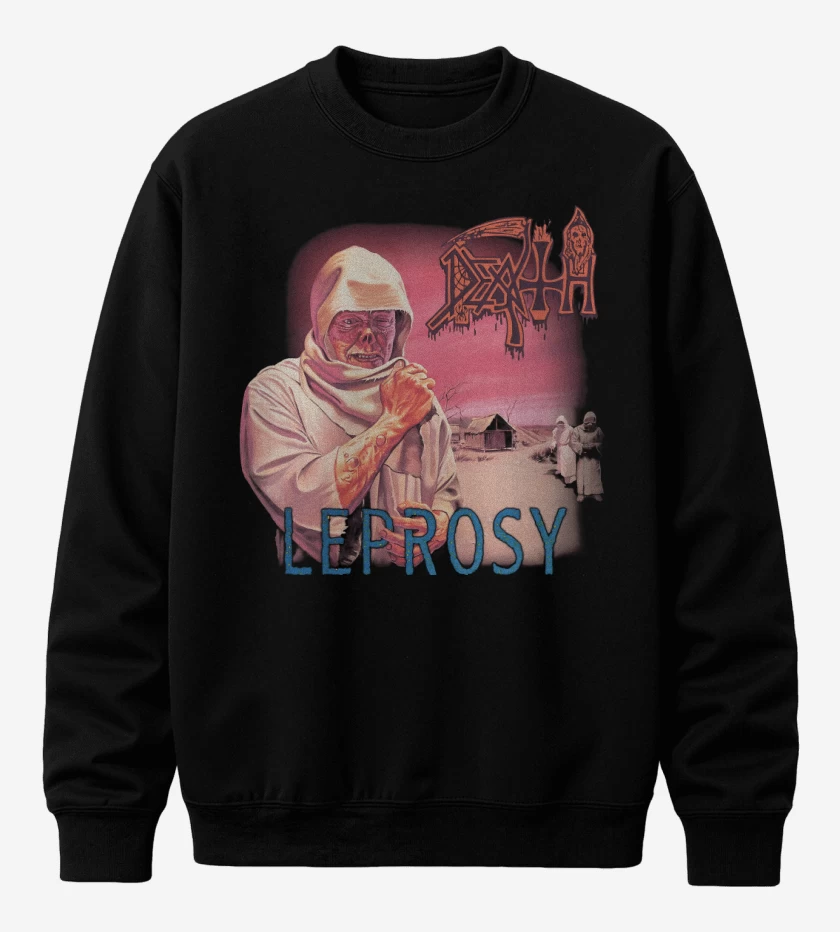 Poleron polo Negro de Leprosy 