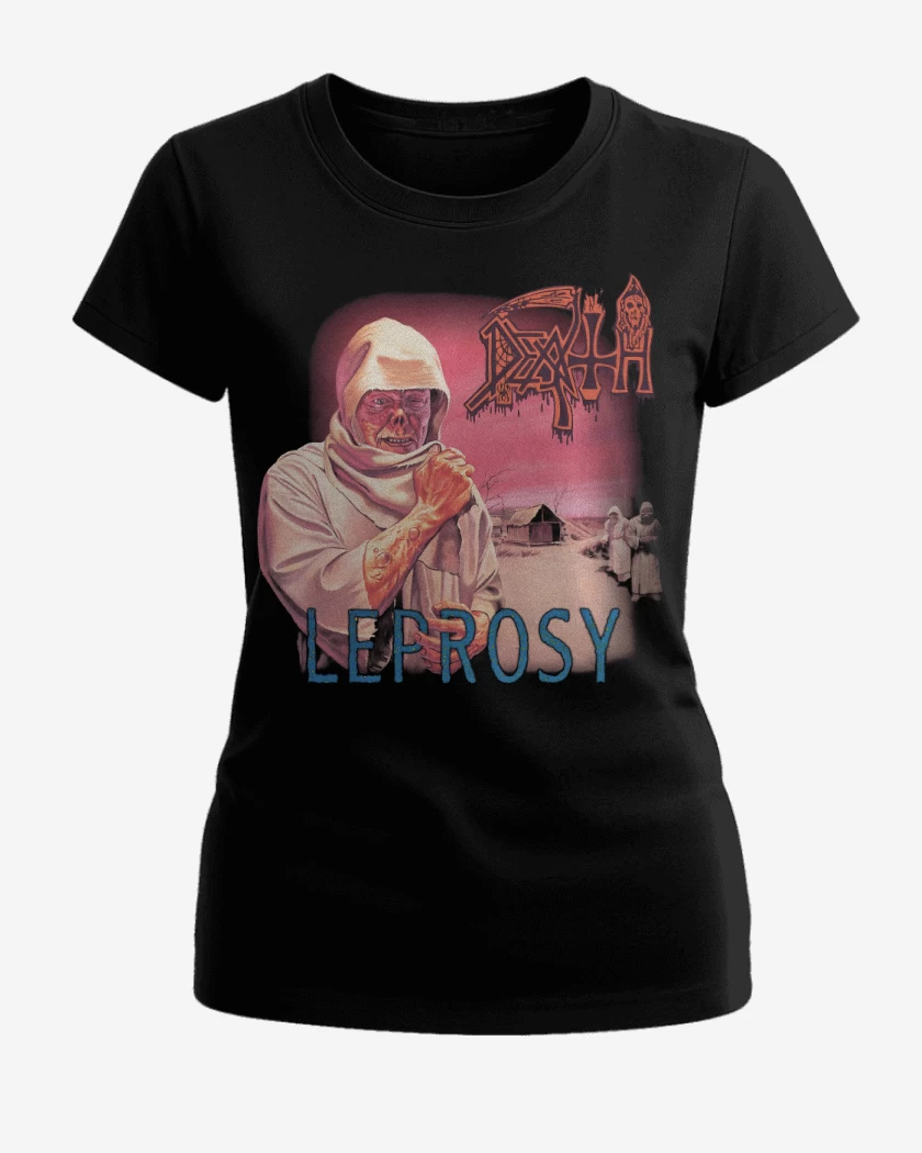 Polera de Mujer Negro de Leprosy 