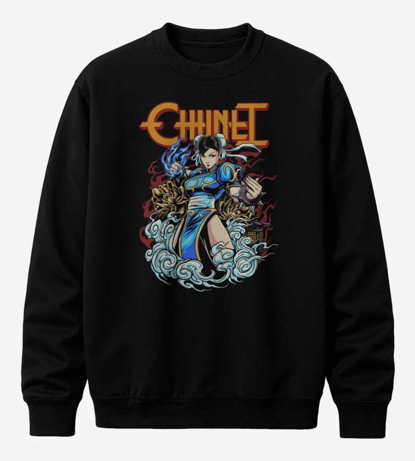 Poleron polo Negro de Chun-Ri