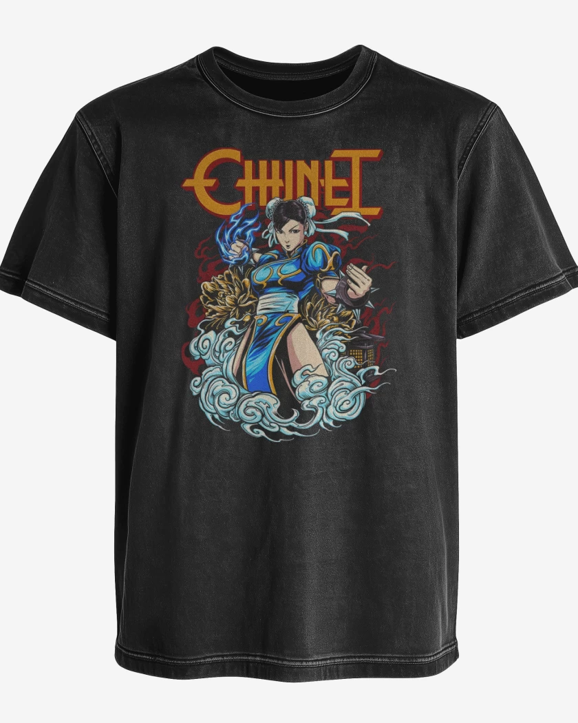 Polera desgastada Chun-Ri