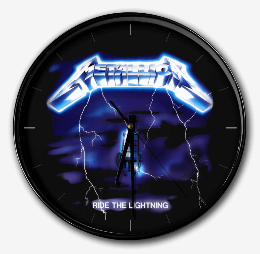 Reloj Negro de Ride the Lightning