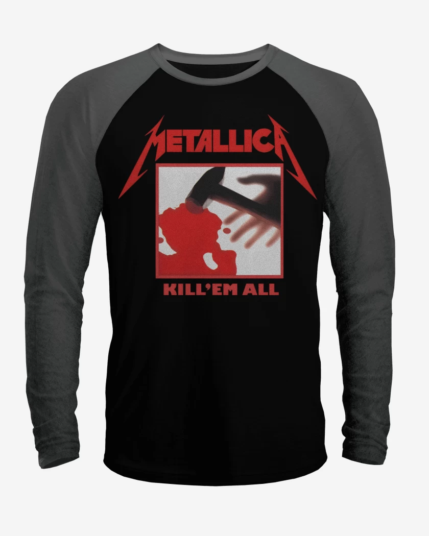 Polera Raglan Kill Em All