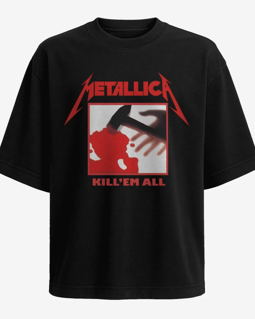 Polera Oversize Kill Em All