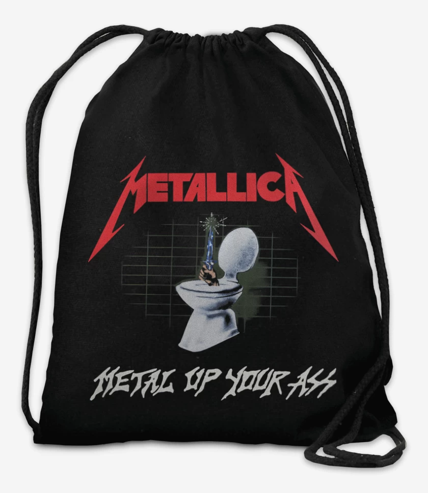 Mochila Negro de Metal Up Your Ass