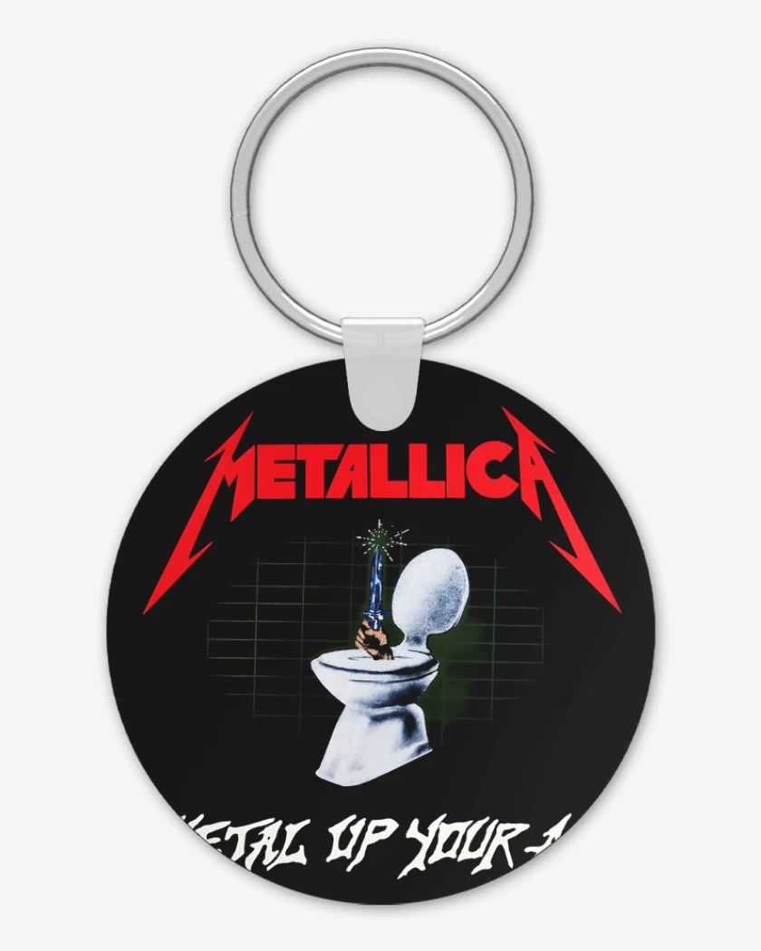 Llavero Metal Up Your Ass